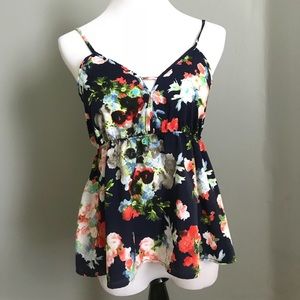Floral Robin-K Tank